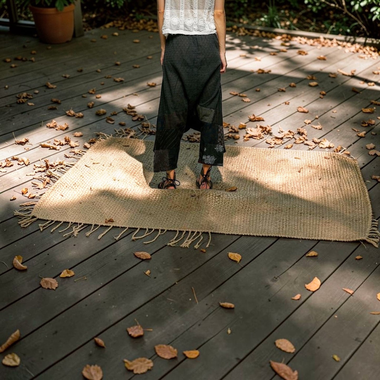 BOHEMIAN PATCHWORK PALAZZO PANTS
