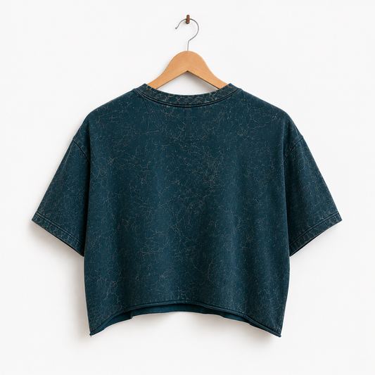 Lotus Vintage Crop Tee
